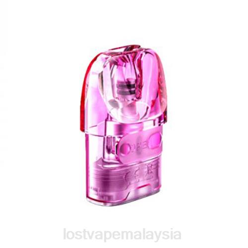 Lost Vape Review Malaysia - Lost Vape URSA pod pengganti 0FNT214 merah jambu (kartrij pod kosong 2.5ml)