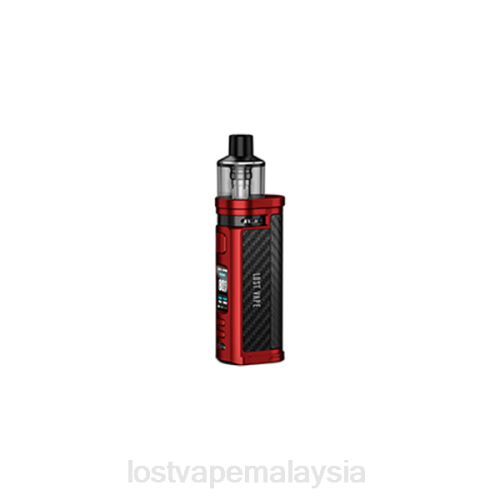 Lost Vape Flavors - Lost Vape Centaurus mod pod q80 0FNT320 gentian karbon merah matt